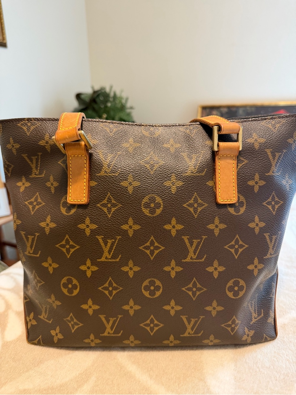 Louis Vuitton Monogram Cabas Piano Shoulder Tote VI1013